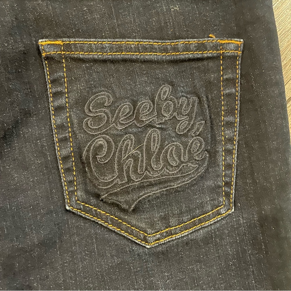 See By Chloe Women's Deep Indigo Skinny Jeans